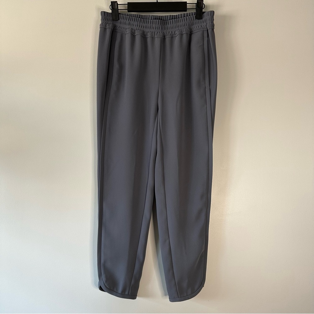 J Crew Reese Pull-On Crepe Pants with Elastic Waist and Tulip Hem
